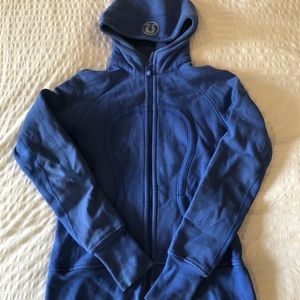 Lululemon Scuba Hoodie Size 10 Blue